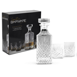 Evoke Decanter Set with 4 glasses