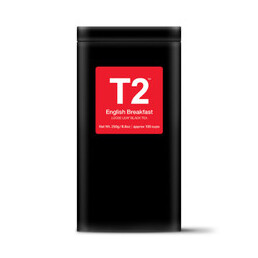 T2 English Breakfast Tea Loose Leaf Tin 250G