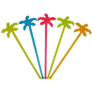 Palm Tree Swizzle Stick, Cocktail Stirrer,