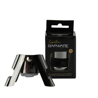 Champagne Stopper Stainless Steel - Black Chrome