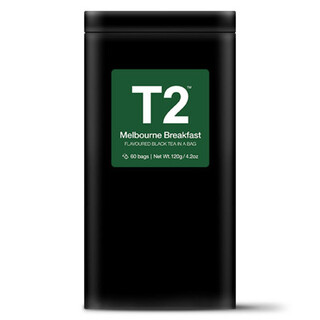 T2 Melbourne Breakfast Tea Teabag Tin 60PK