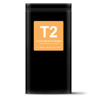 T2 Lemongrass & Ginger Tea Teabag Tin 60PK