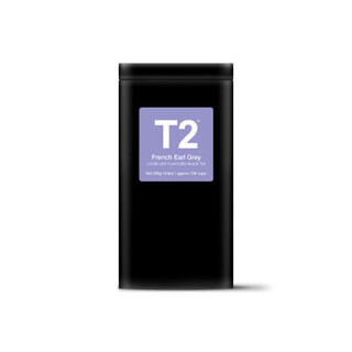 T2 French Earl Grey Tea Loose Leaf Tin 250G