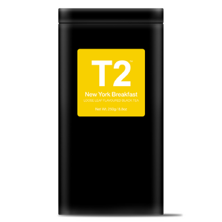 T2 New York Breakfast Loose Leaf Tin 250G